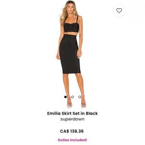 Revolve Superdown Emilia Skirt Set
